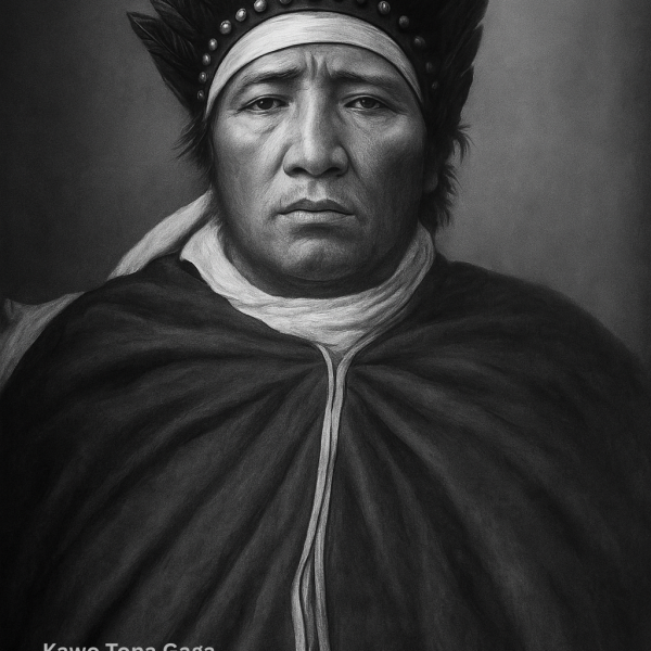 Kawo Tona Gaga of Wolaita – Historic Ethiopian Royal Portrait Wall Art