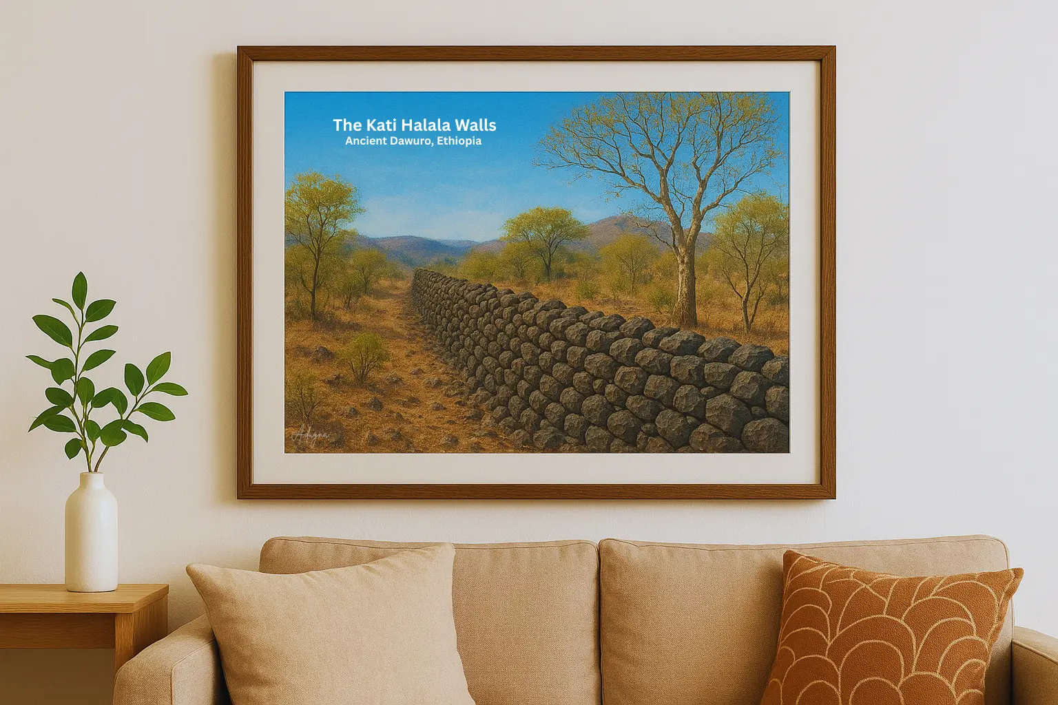 The Kati Halala Walls – Ancient Dawuro Heritage Wall Art