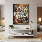 Ethiopian Coffee Ceremony Art Print - Home Decor