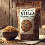 Ethiopian senef Kolo –ሰነፍ ቆሎ Traditional Roasted Barley Snack