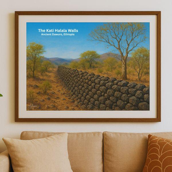 The Kati Halala Walls – Ancient Dawuro Heritage Wall Art