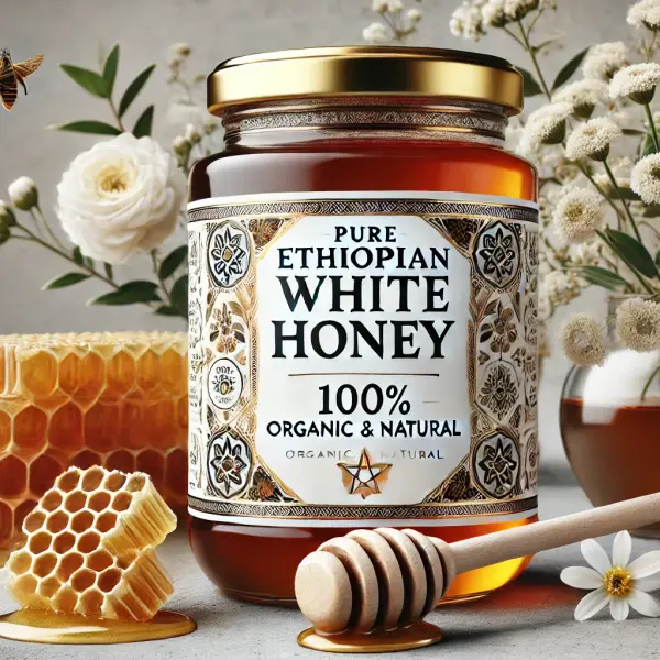 Pure Ethiopian White Honey – 100% Organic & Natural | Kibeb